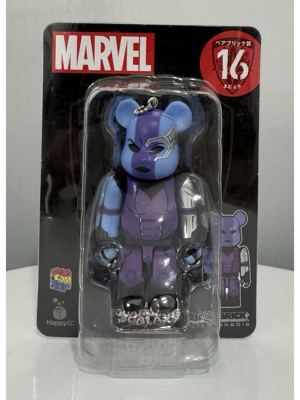 Bearbrick Happy Kuji Avengers Nebula #16 100% MARVEL GUARDIANS OF THE GALAXY